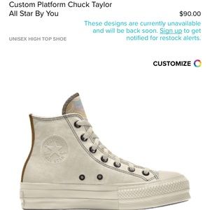 Custom Chuck Taylor Platform All Star By You